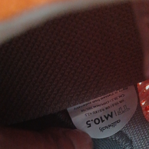 Allbirds Men's Bright Orange Sneakers - Picture 9 of 11